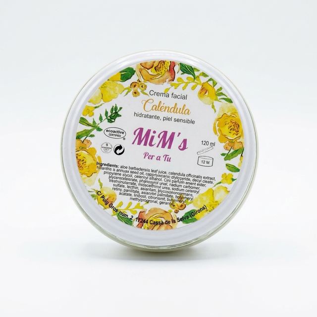 Crema facial de calèndula